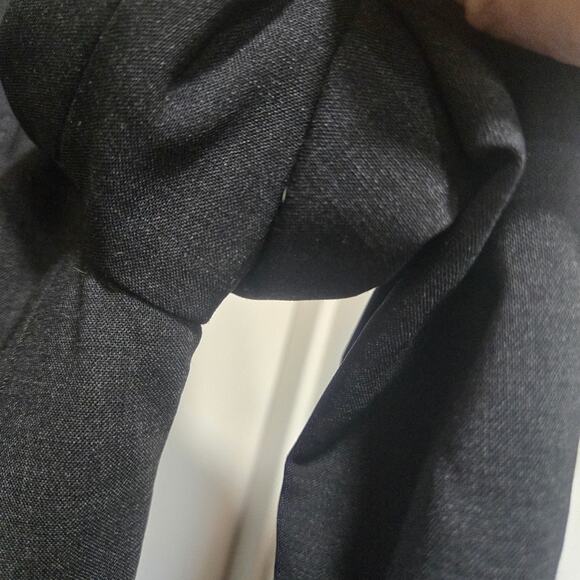 Tailored Wool Blazer Charcoal Gray Size 2 - Picture 7 of 11